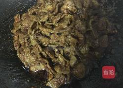孜然炒肉的做法图解3