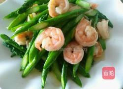 清炒芦笋虾仁的做法图解10