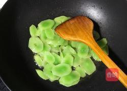 粉肠炒莴笋的做法图解4