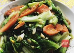 蒜蓉生菜火腿的做法图解7