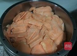 红薯糯米豆沙饼的做法图解1
