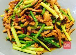 蒜苔肉丝的做法图解6