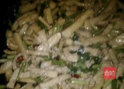 蒜苔炒豆腐丝的做法图解6