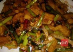 蒜苔炒豆腐丝的做法图解7