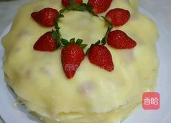 千层草莓蛋糕的做法图解6