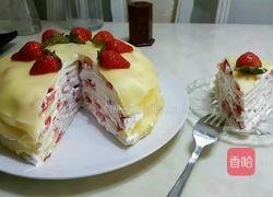 千层草莓蛋糕的做法图解7