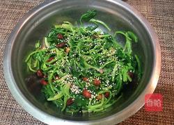 凉拌菠菜花生米的做法图解6