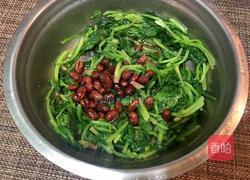凉拌菠菜花生米的做法图解5