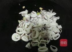 炒鲜魷的做法图解5