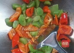 莴笋炒红椒的做法图解5