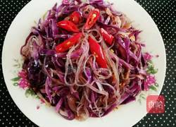 凉拌紫甘蓝的做法图解7