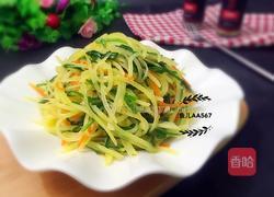 土豆丝炒韭菜的做法图解5