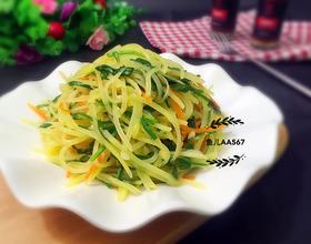 土豆丝炒韭菜[图]