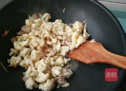 菜花炒肉的做法图解6