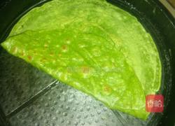 菠菜汁鸡蛋饼的做法图解5