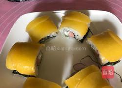 黄桃水果寿司的做法图解8