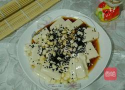 杏仁芝麻拌豆腐的做法图解4