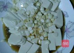 杏仁芝麻拌豆腐的做法图解2