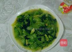 清炒油菜的做法图解4