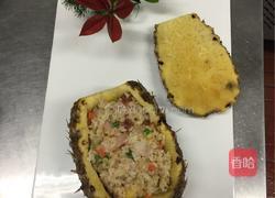 菠萝虾仁饭的做法图解2