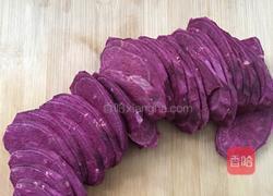 糯米紫薯球的做法图解2