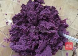 糯米紫薯球的做法图解3