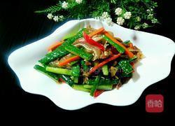 青瓜炒顺风的做法图解9