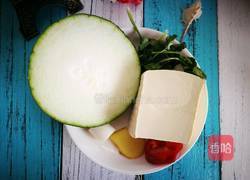 「Cathy邊吃邊營養(yǎng)」冬瓜豆腐清湯的做法圖解1