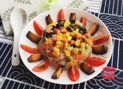 五彩缤纷炒饭的做法图解6