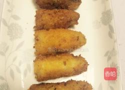 油炸香酥香蕉的做法图解3