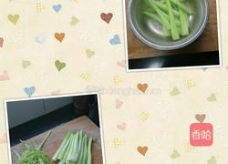 香菇苔芯菜的做法图解2