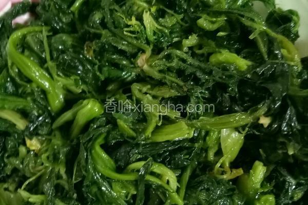 油拌菠菜