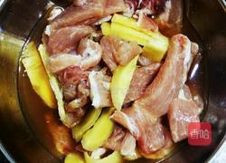 海波菜炒肉的做法图解2