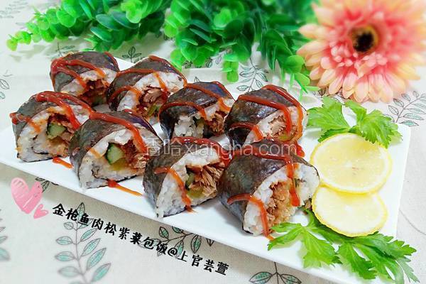 金枪鱼肉松紫菜包饭