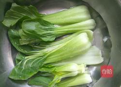 香菇油菜素米粉的做法图解3