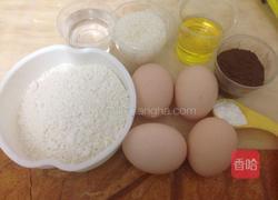 可可奶油蛋糕卷的做法图解1