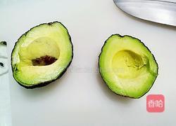 牛油果玫瑰花#甜点的做法图解3