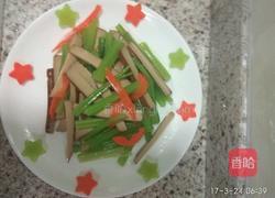 凉拌芹菜豆干的做法图解5