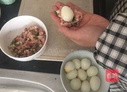 鹌鹑蛋肉丸(自创)的做法图解5
