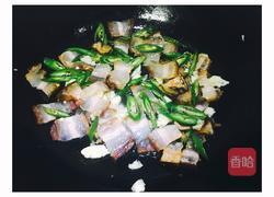 尖椒腊肉的做法图解3