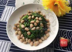 花生拌菠菜的做法图解5