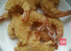 金丝沙拉凤尾虾的做法图解13