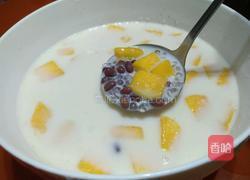 蜜豆芒果西米露的做法图解5