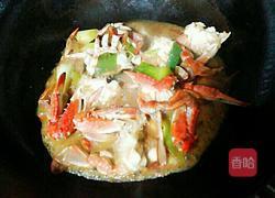 葱香海蟹的做法图解5