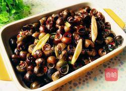 蒜蓉辣椒酱爆炒田螺的做法图解13