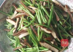 芦蒿炒香干的做法图解5