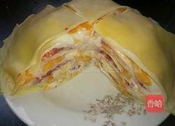 草莓芒果千层的做法图解6