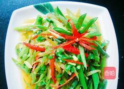 青红椒炒芹菜的做法图解4