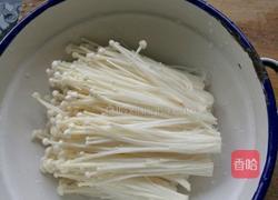 韭菜金针菇的做法图解2