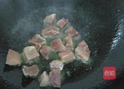 猪肉粒炖地芸豆的做法图解5